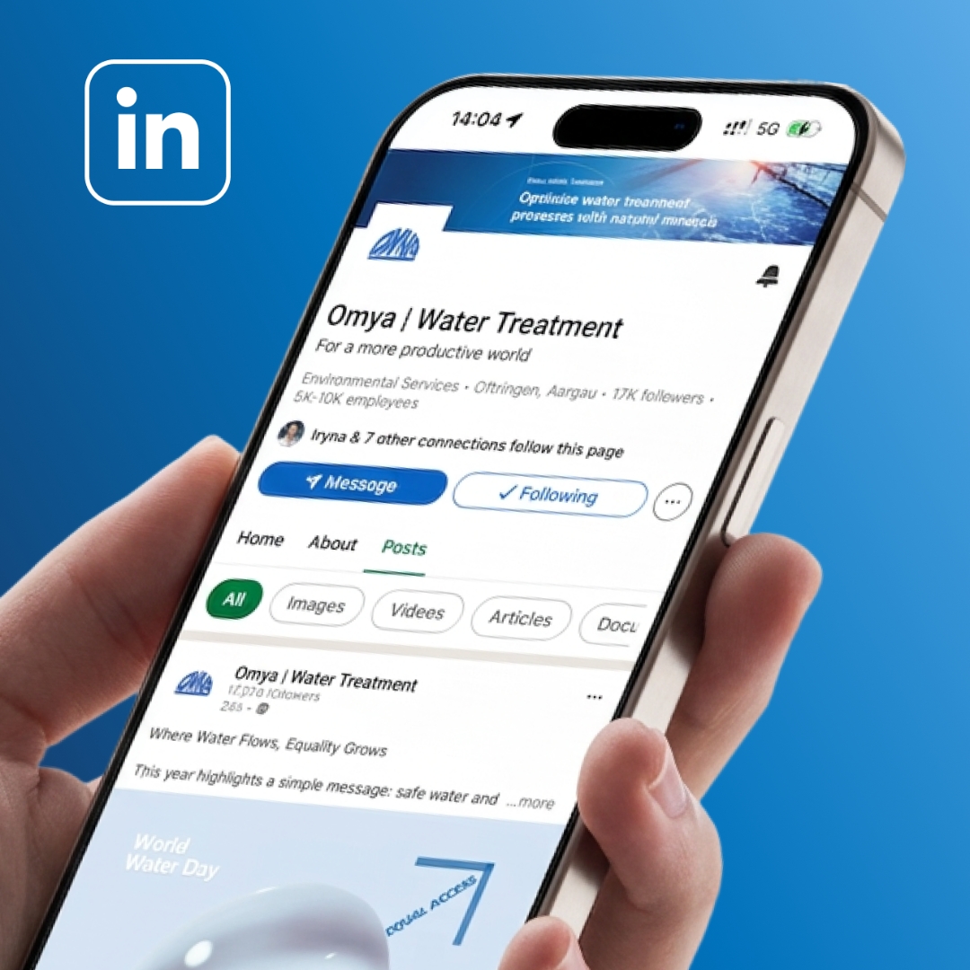 New LinkedIn Page Water Treatment.