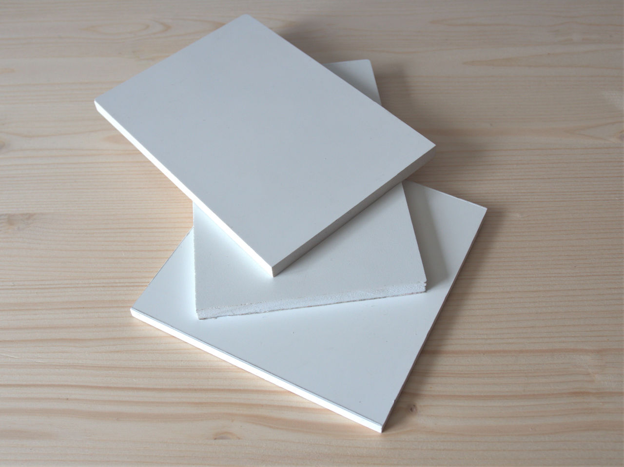 White foam boards