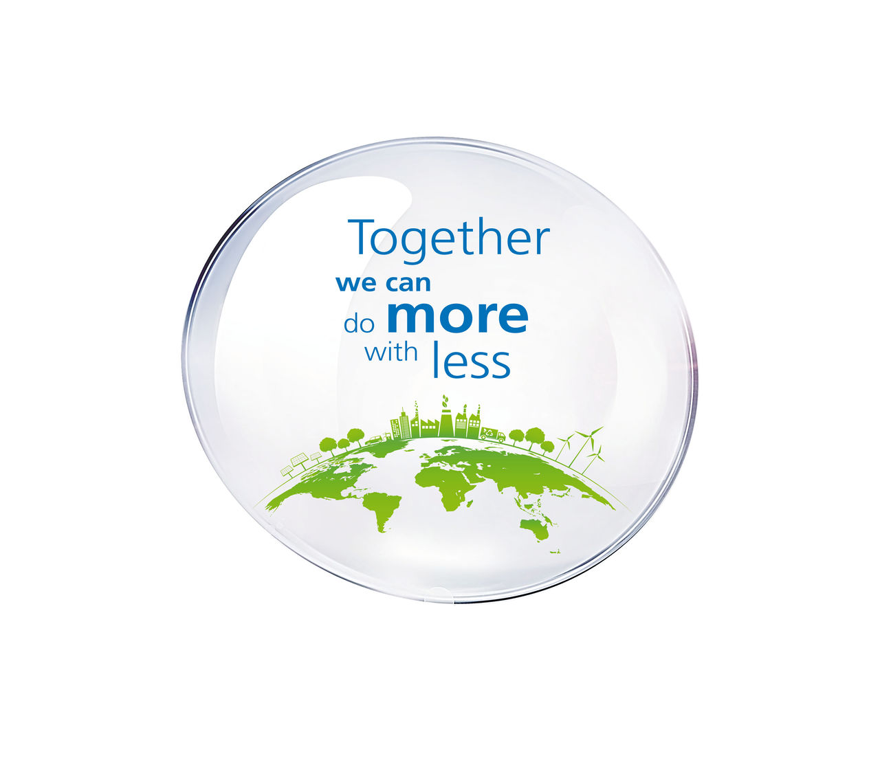 together we can do more with less