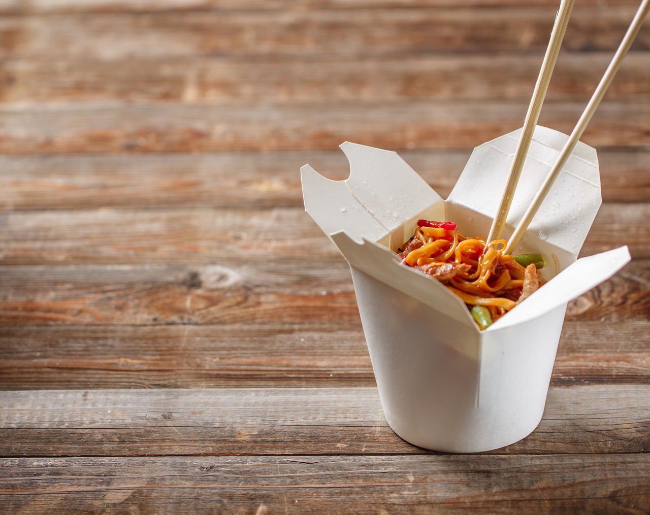 Chinese food container - Oil, grease, and water protection