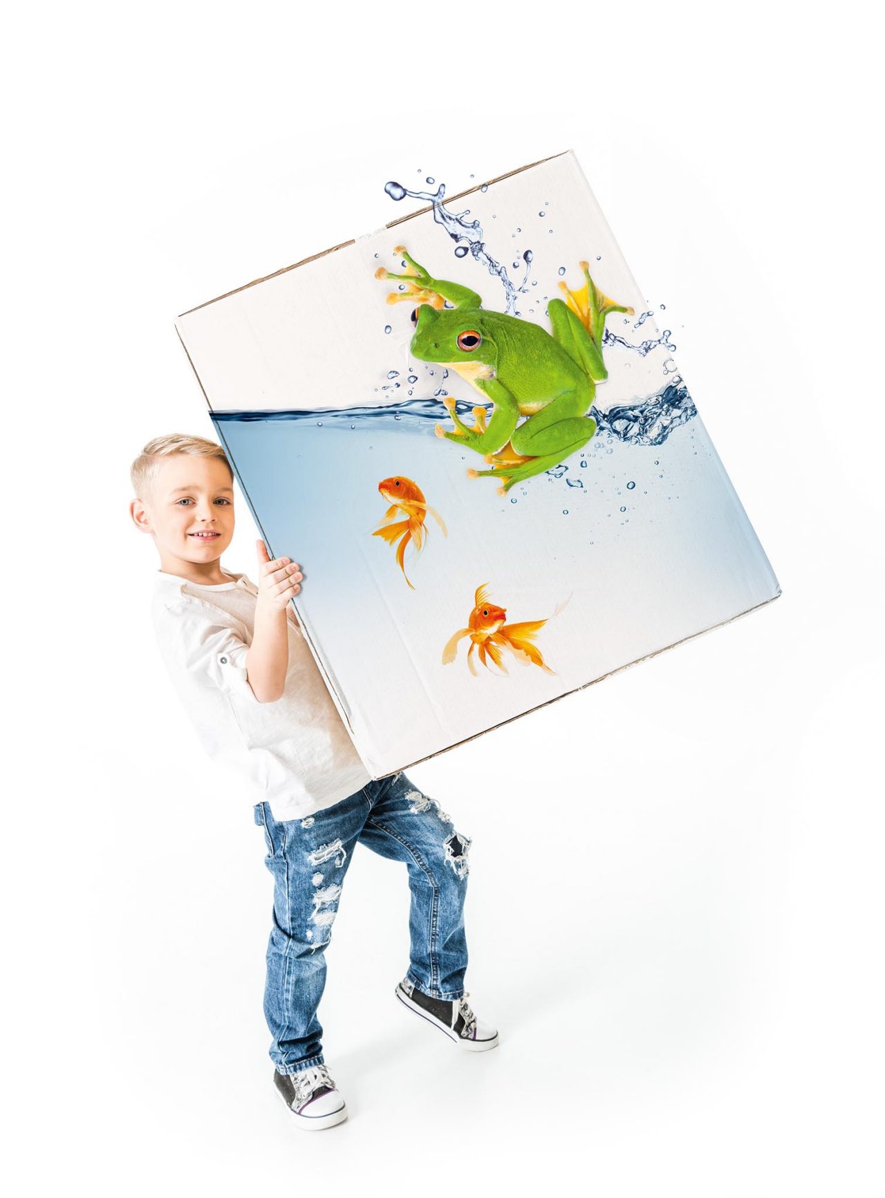kid carrying box